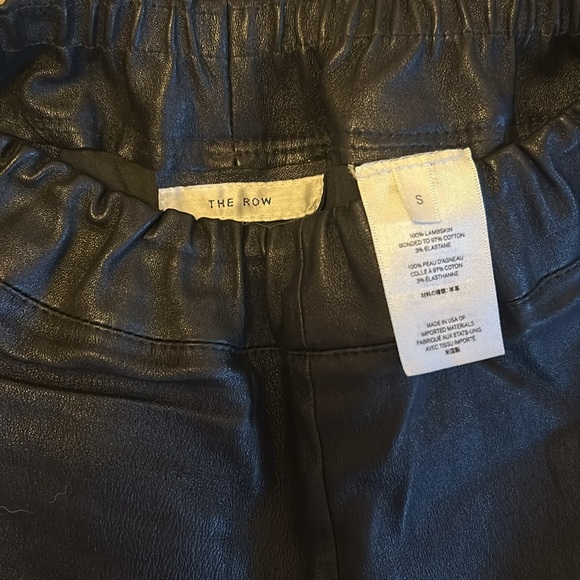 The Row - black lambskin legging’s size small - Picture 2 of 3